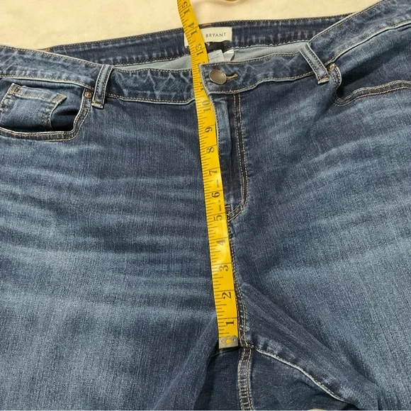 Lane Bryant Blue Denim Jeans Size 22 High Rise Straight - Picture 5 of 8
